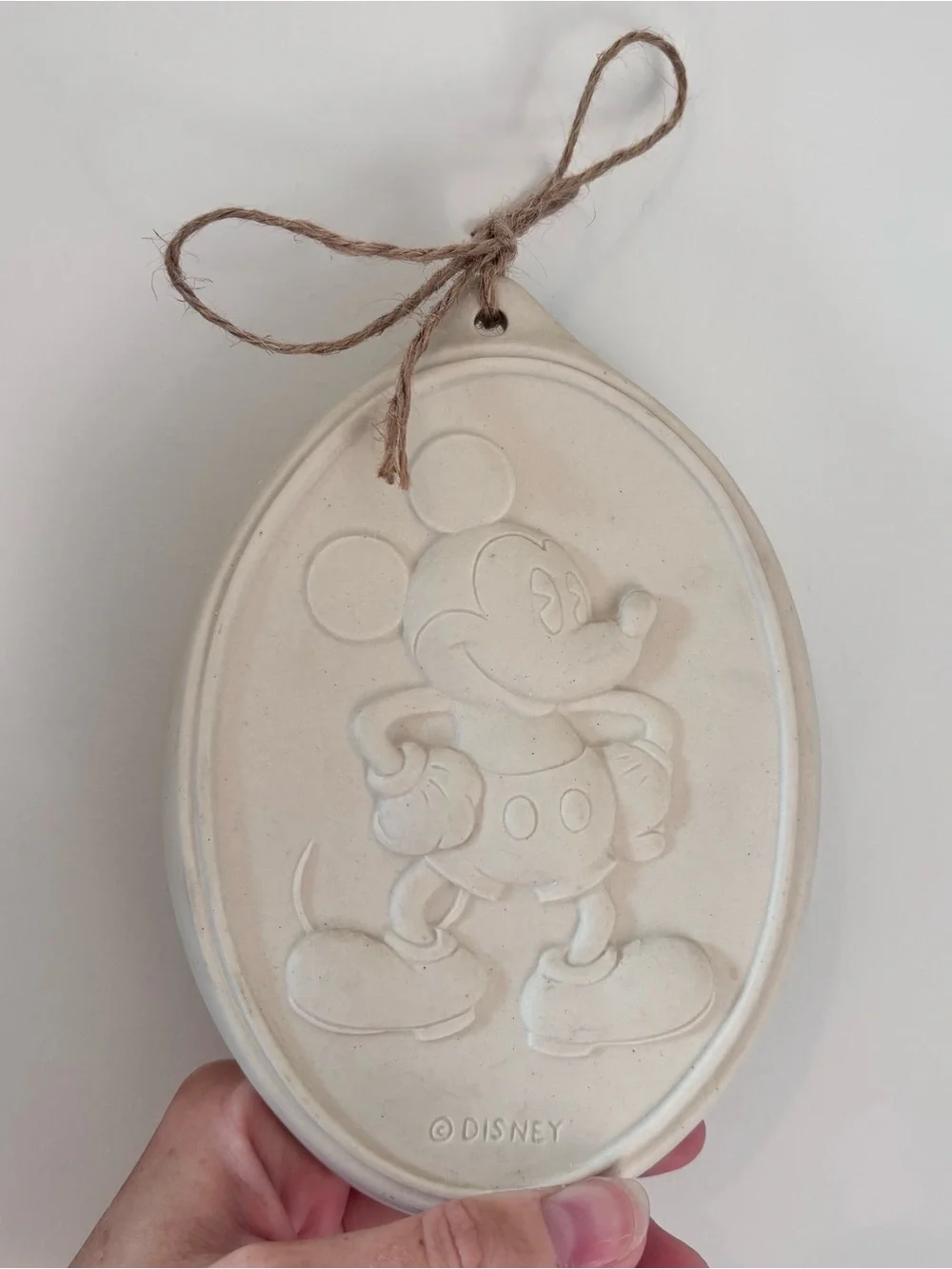 Vintage 1990s Disney Mickey Mouse & Co. Ceramic Cookie Flip Mold and Wall Plaque